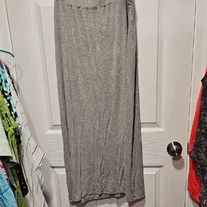 a.n.a Heather Gray Maxi Skirt